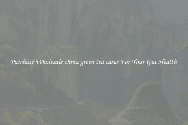 Purchase Wholesale china green tea cases For Your Gut Health 