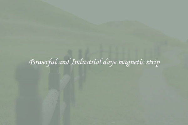 Powerful and Industrial daye magnetic strip