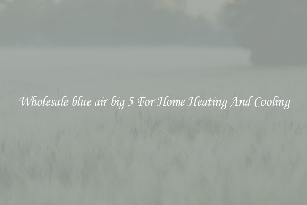 Wholesale blue air big 5 For Home Heating And Cooling