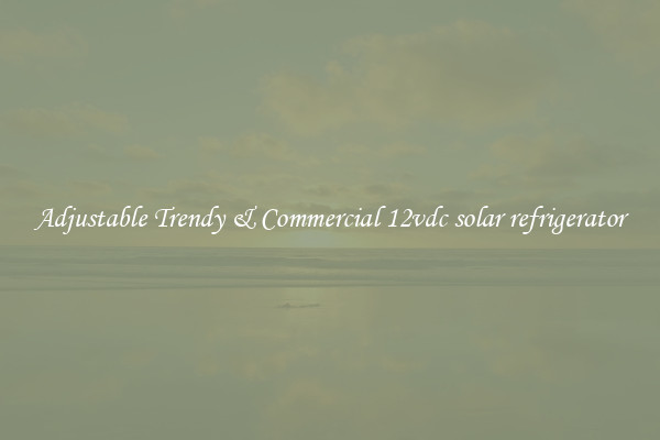 Adjustable Trendy & Commercial 12vdc solar refrigerator
