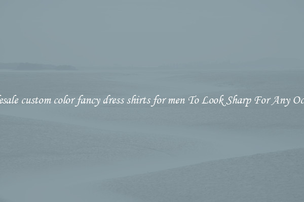 Wholesale custom color fancy dress shirts for men To Look Sharp For Any Occasion