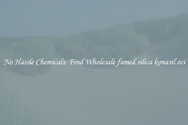 No Hassle Chemicals: Find Wholesale fumed silica konasil oci